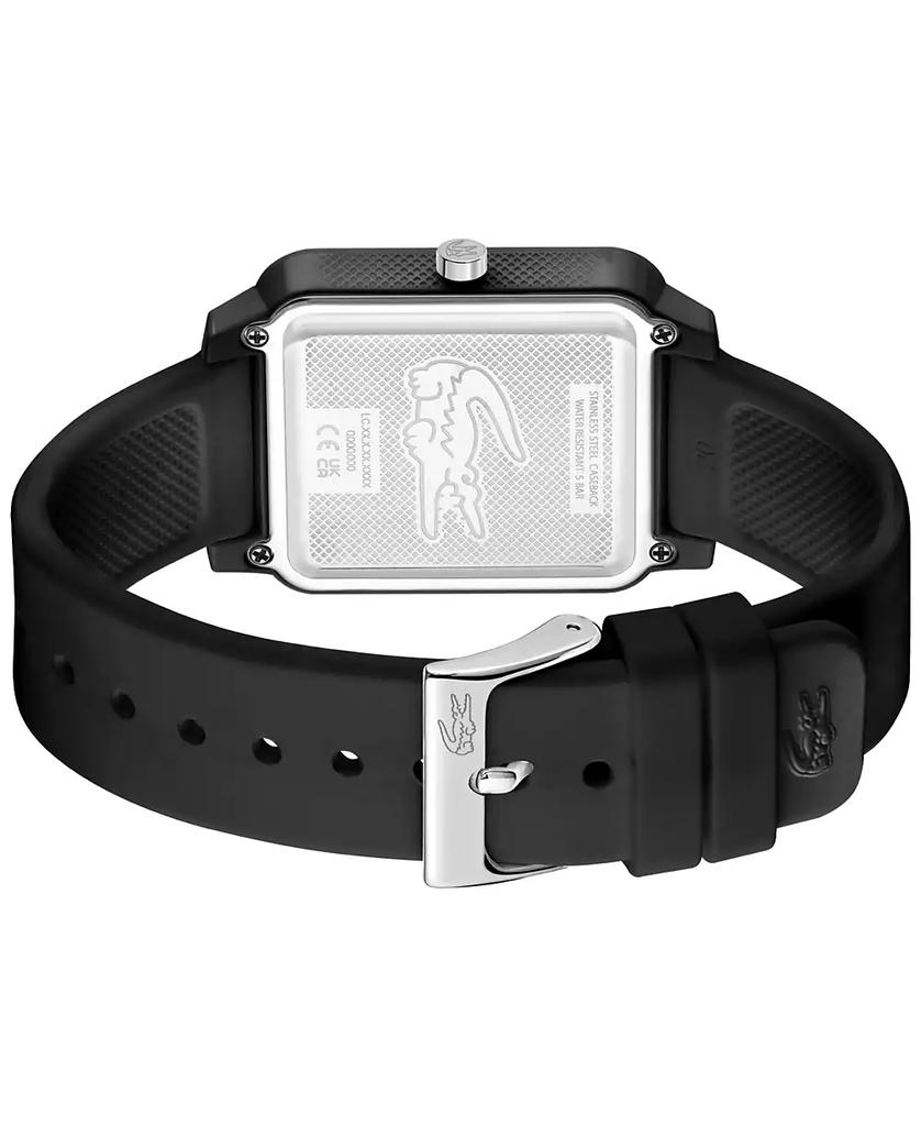 【オンライン限定商品】  Strap Silicone Black Studio Men's Lacoste Watch 38mm x 36mm フラワー・リース