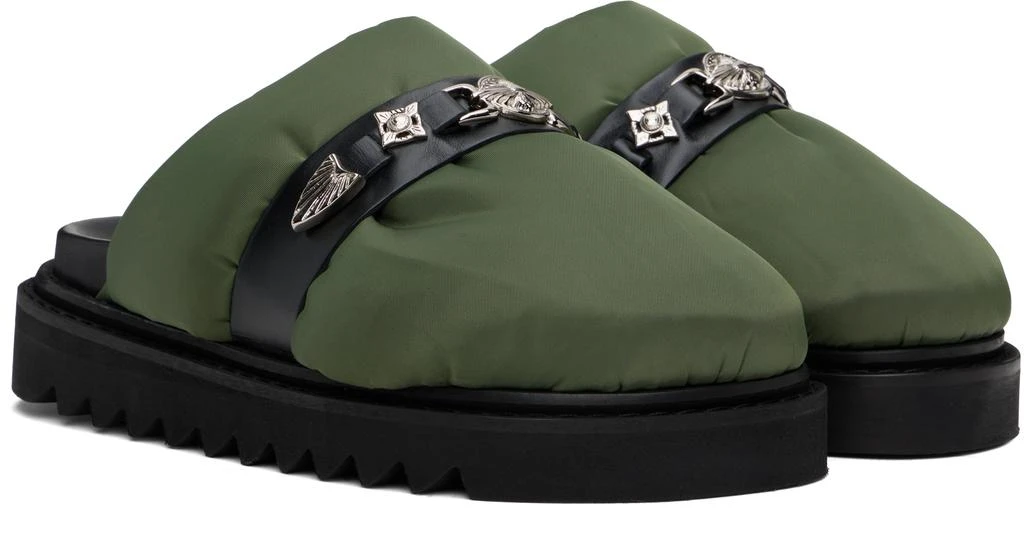 Toga Virilis Green Nylon Slippers 4