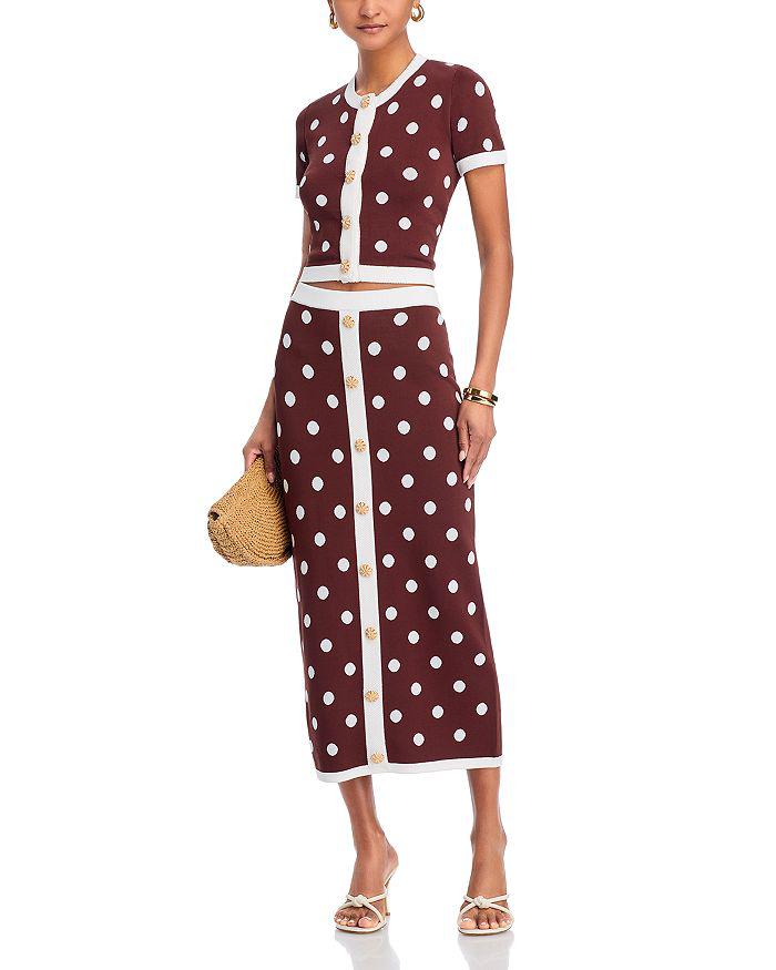 Cara Cara Alice Skirt Cocoa Dot