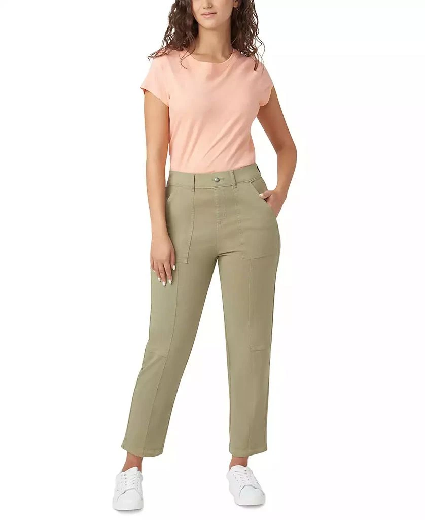 Hue Women's High-Rise Stretch Utility Skimmer Pants 6