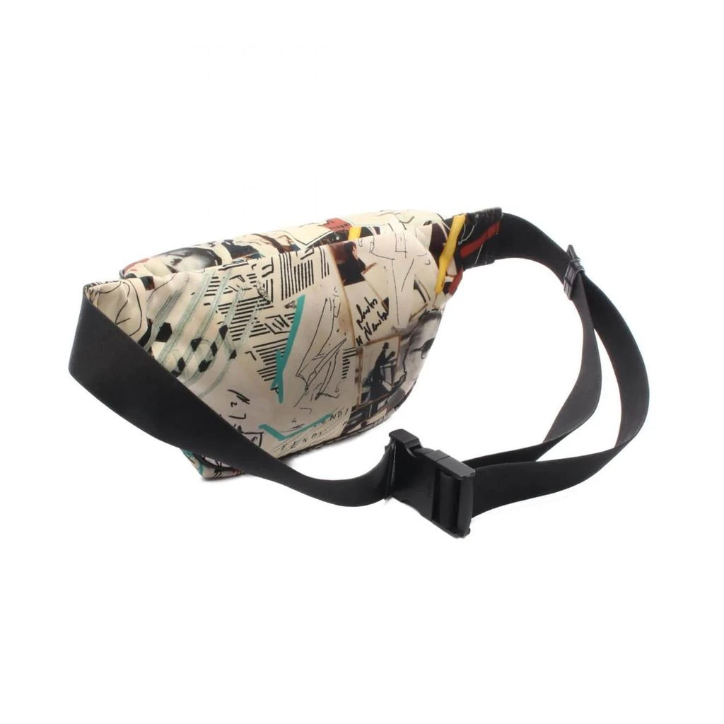 Fendi ivory Nylon Leather Fanny Pack Sling Bag (Pre-Owned) 2