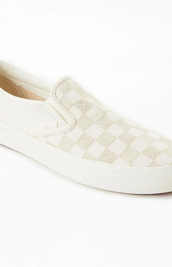 Vans Classic Slip-On Stitch Checkerboard Shoe 6