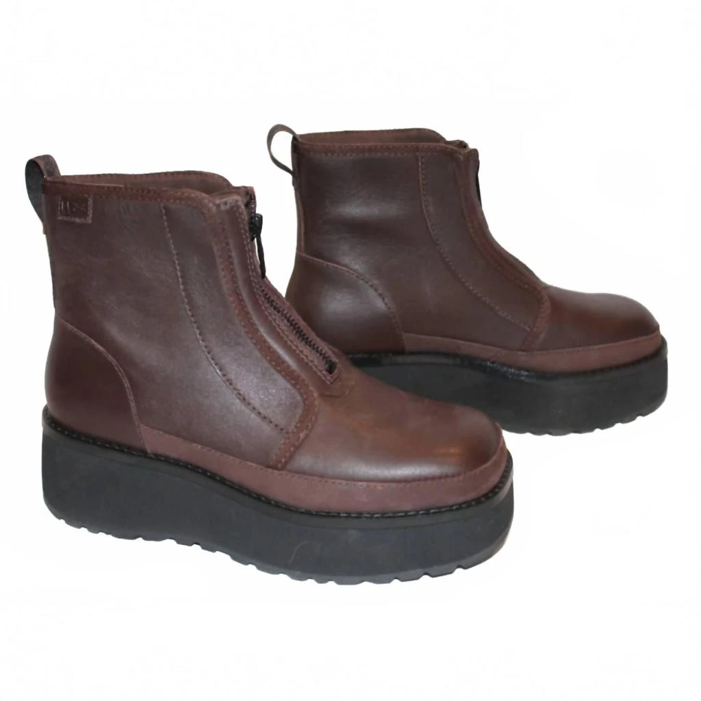 UGG Women
s Cityfunc Zip Boots In Burnt Cedar