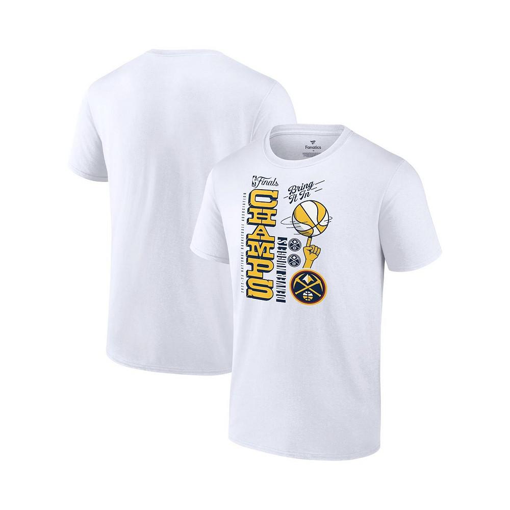 Fanatics Men's White Denver Nuggets 2023 NBA Finals Champions Hometown Originals Review T-shirt