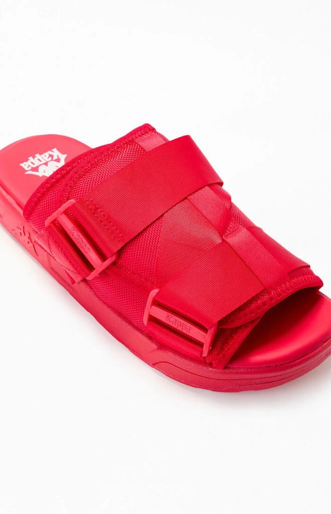 Kappa Red Authentic Bastian 1 Slide Sandals 6