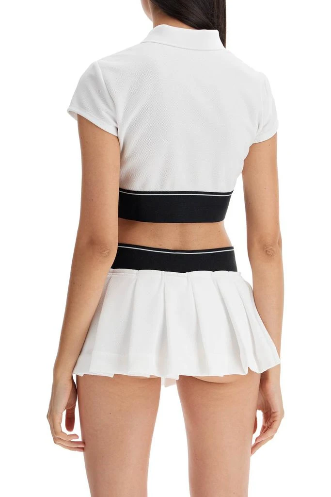 Alexander Wang cheerleader crop top polo 3