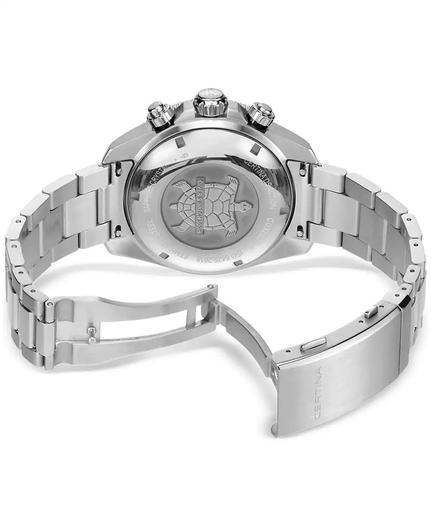 Certina Men
s Swiss Automatic Chronograph DS Action Stainless Steel Bracelet Watch 45mm 4