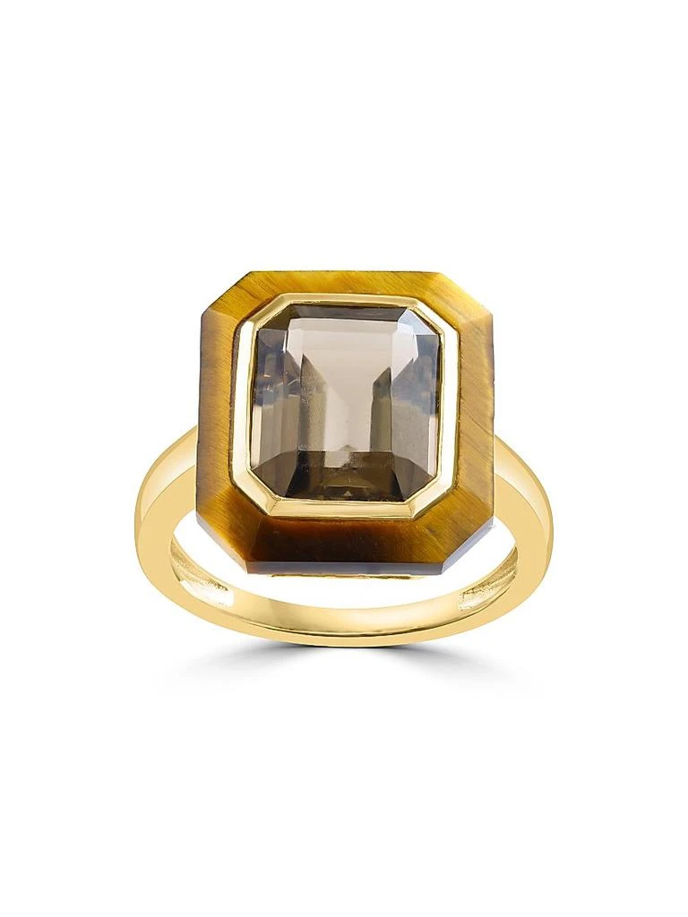 Saks Fifth Avenue Collection 14K Yellow Gold & Gemstone Ring 3