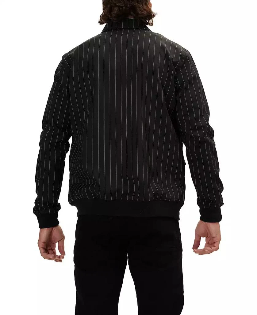 RON TOMSON Men's Modern Pinstriped Cargo Jacket 2