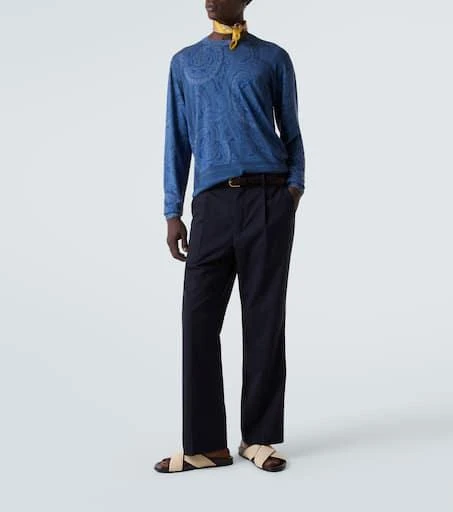ETRO Paisley silk and cashmere sweater 2