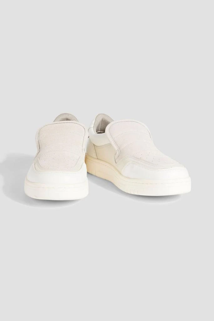 Acne Studios Suede and leather slip-on sneakers 2