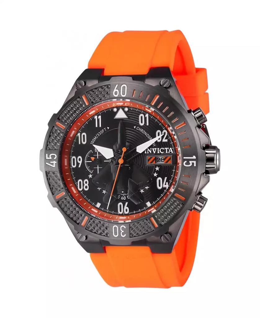 Invicta Men's 39896 Aviator Quartz Multifunction Black Dial Watch