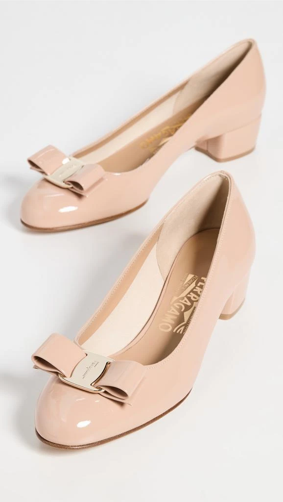 Salvatore Ferragamo Vara Low Heel Pumps 4