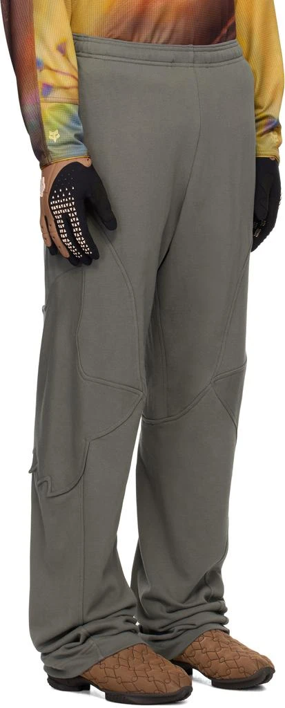 Kiko Kostadinov Gray Fox Racing Edition Fox Fleece Sweatpants 2