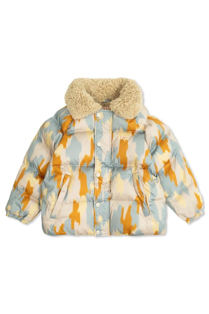 Tinycottons TINYCOTTONS Logo-Patch Abstract Printed Jacket