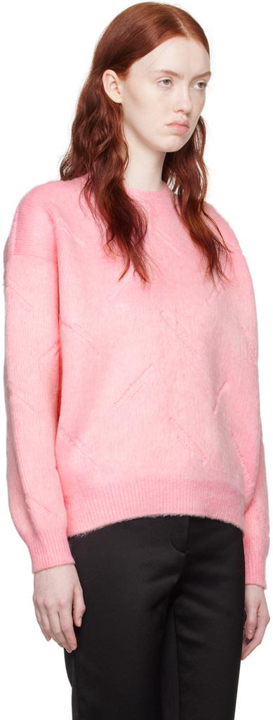 Alexander Wang Pink Embossed Sweater