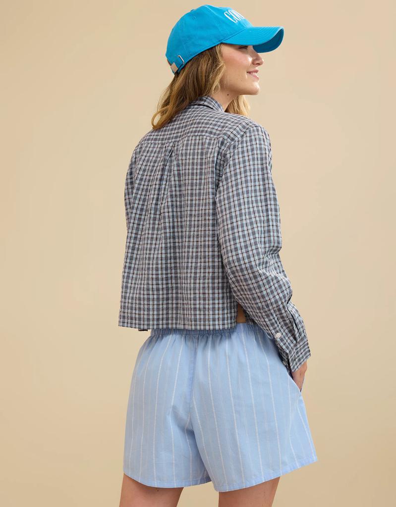 Aerie Aerie Off-Duty Seersucker Pajama Shirt