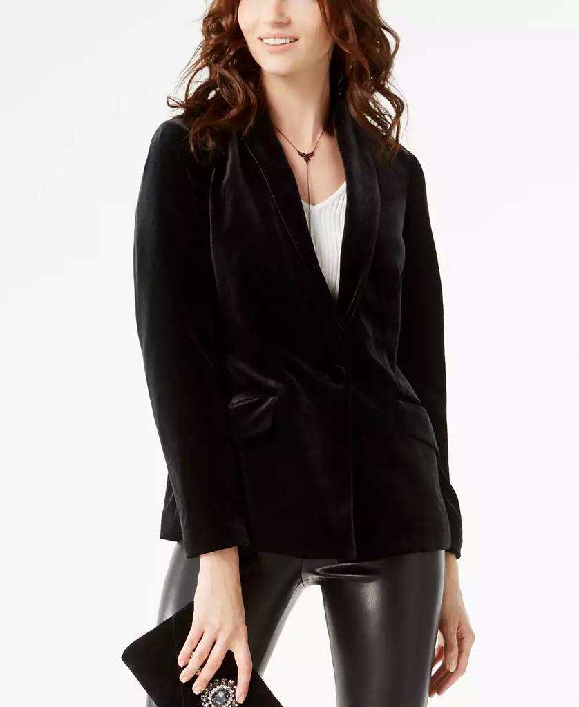 INC International Women's Velvet Blazer, Created for Macy's