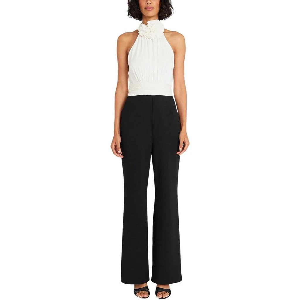 Maggy London Womens Embellished Wide Legs Jumpsuit 3