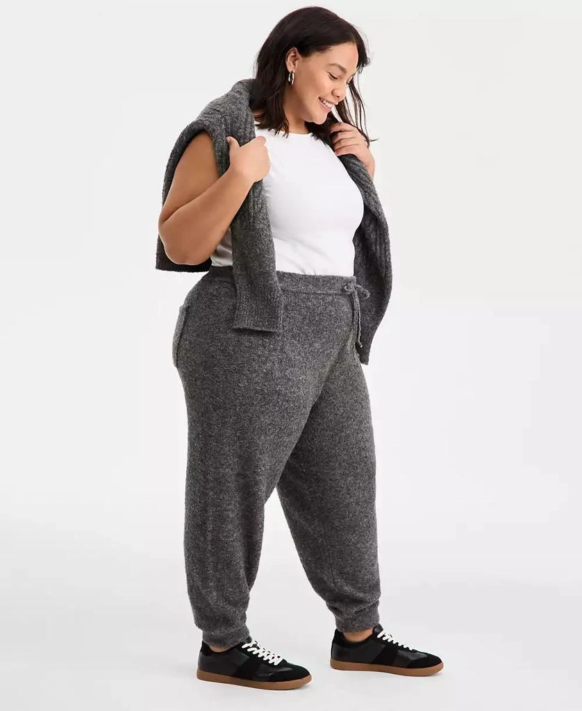 On 34th Trendy Plus Size Cozy Drawstring Jogger Sweatpants, Macy's Exclusive 3