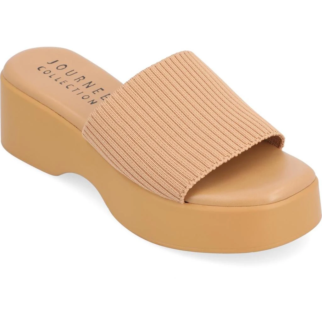 Journee Collection Emani Womens Slip On Casual Slide Sandals 3