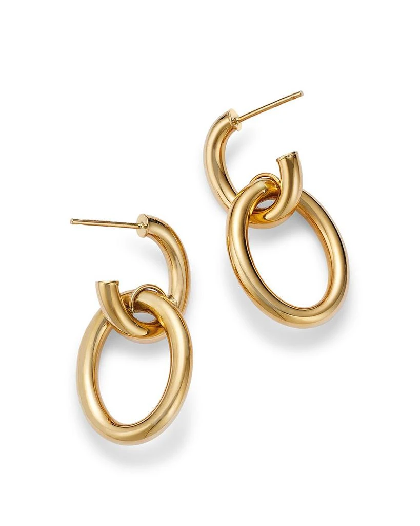 Alberto Amati 14K Yellow Gold Doorknocker Drop Earrings 4