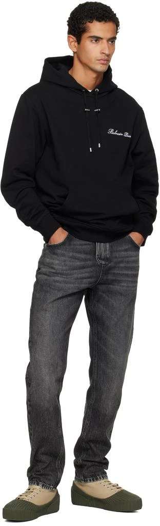 Balmain Beige 
Khaki Riff Low Canvas Sneakers 5