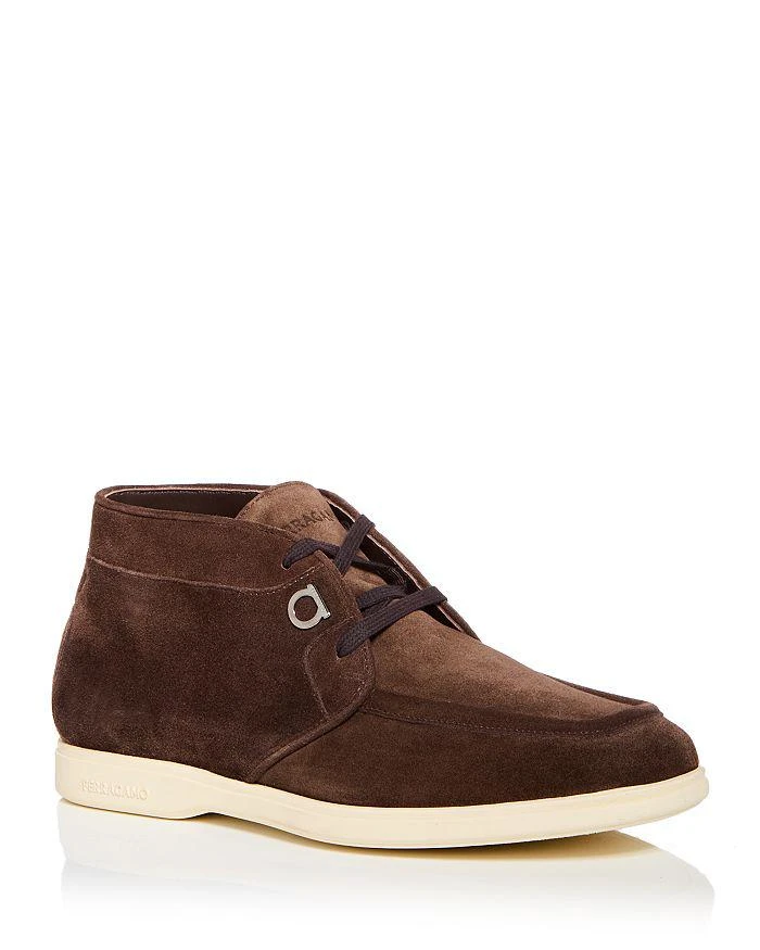 Salvatore Ferragamo Men's Cervia Gancini Chukka Boots 1