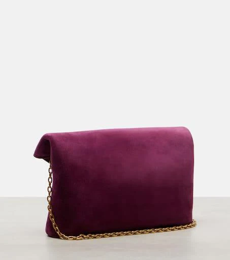 Yves Saint Laurent Cassandre Small suede crossbody bag 4