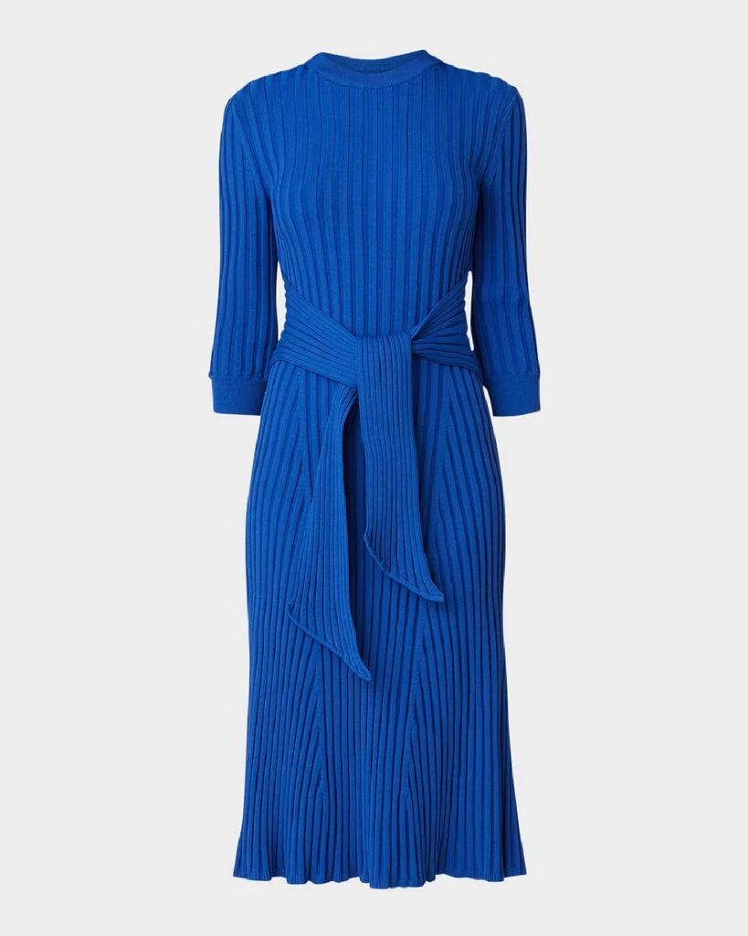 Shoshanna Lillian Waist-Tie Midi Dress 1