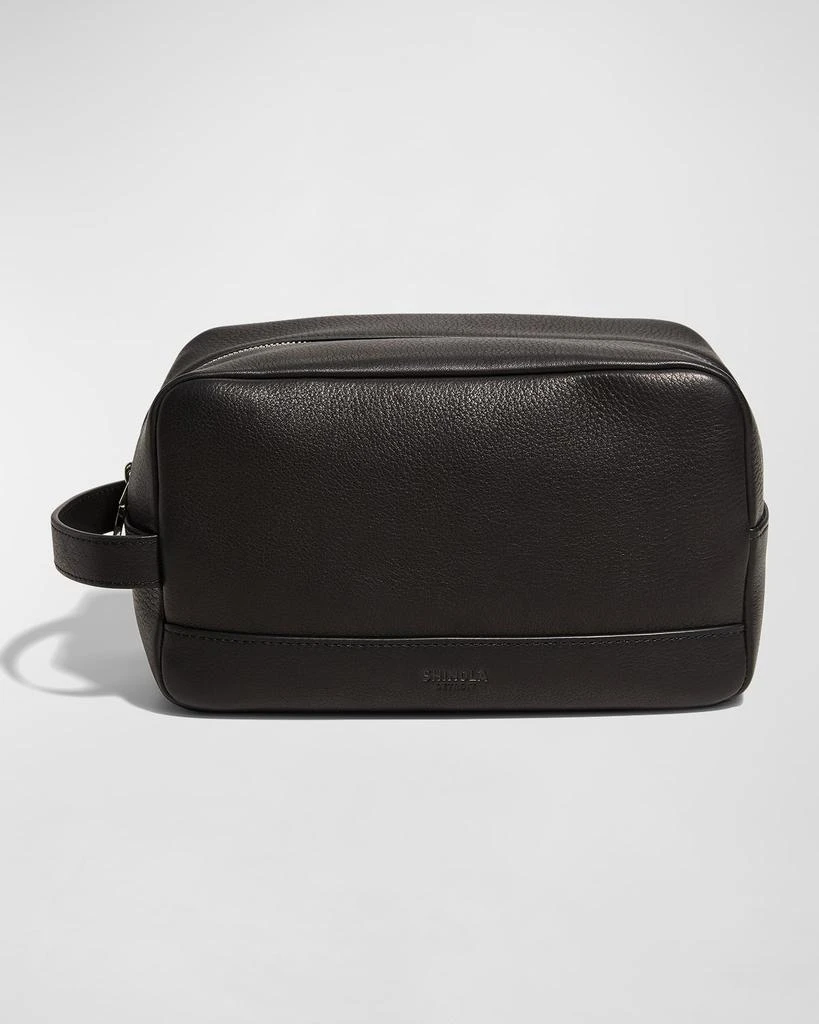 Shinola Men's Leather Travel Toiletry Kit 1