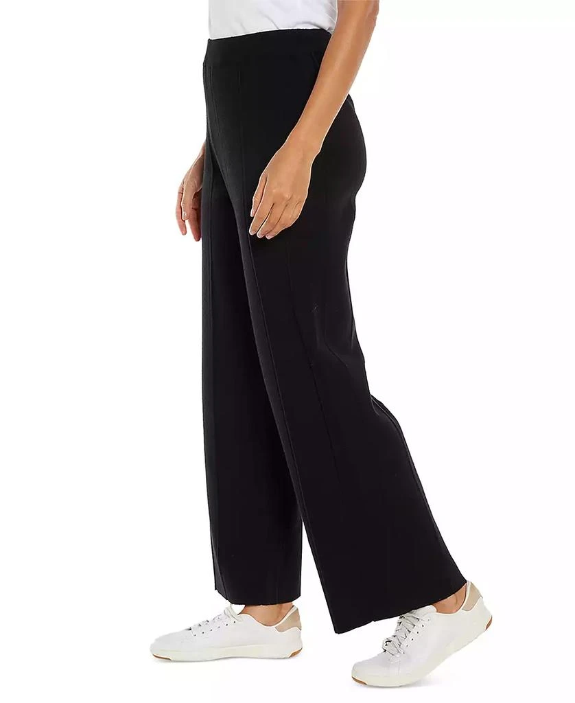 Three Dots Women's Camilia Pleated Relaxed Wide-Leg Pants 2