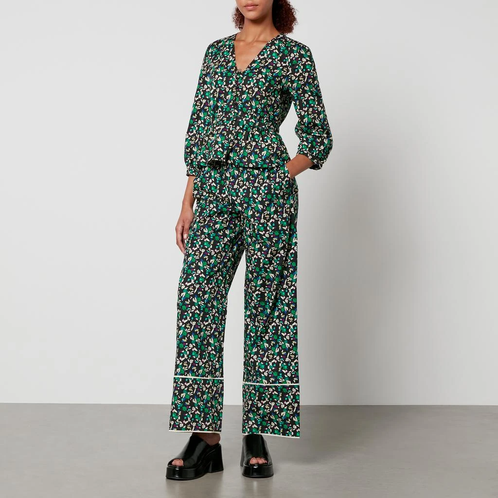 Baum Und Pferdgarten Baum und Pferdgarten Nala Floral-Print Cotton Trousers 3