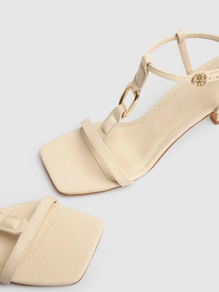 ANINE BING 65mm Kiera Leather Sandals 2