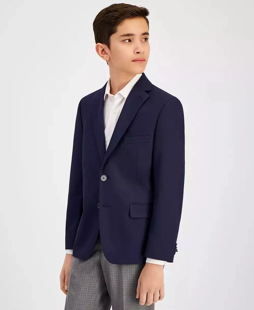Michael Kors Big Boys Classic Fit Stretch Metal Button Blazer Jacket 1