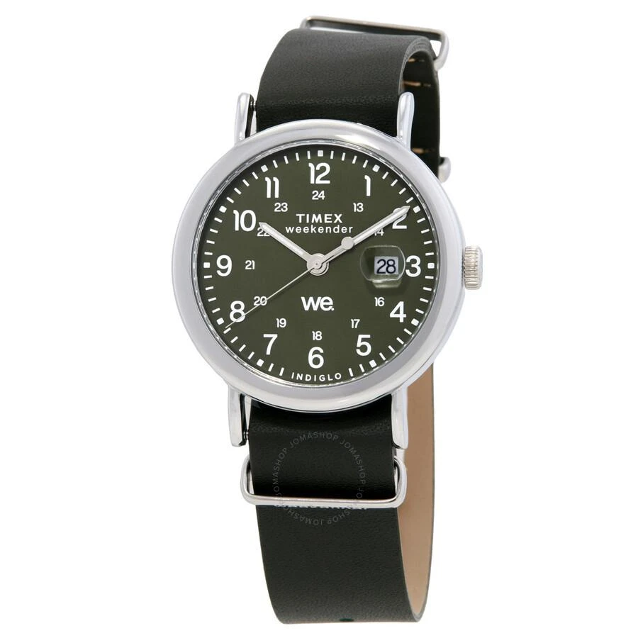 Timex Weekender Quartz Green Dial Men's Watch TW2W87000 1