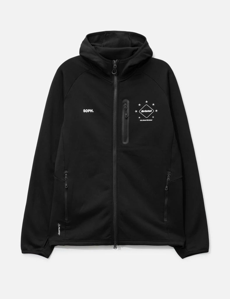 F.C. Real Bristol Polartec Power Stretch Zip Up Gaiter Hoodie 1