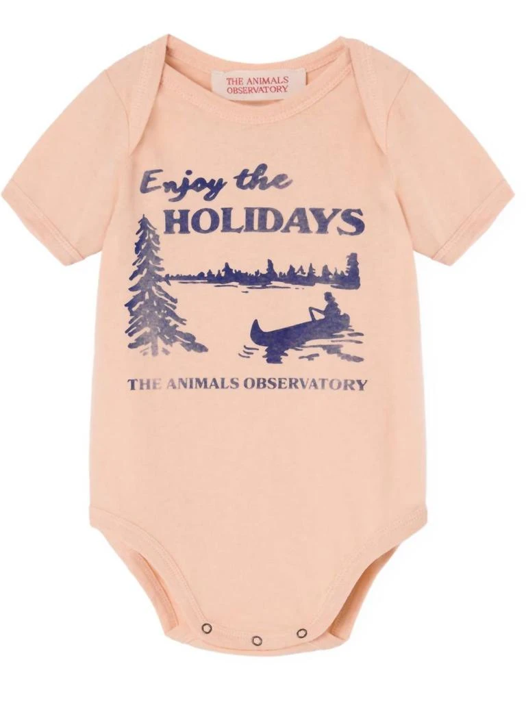 The Animals Observatory The Animals Observatory - Baby's Chimpanzee Bodysuit 1