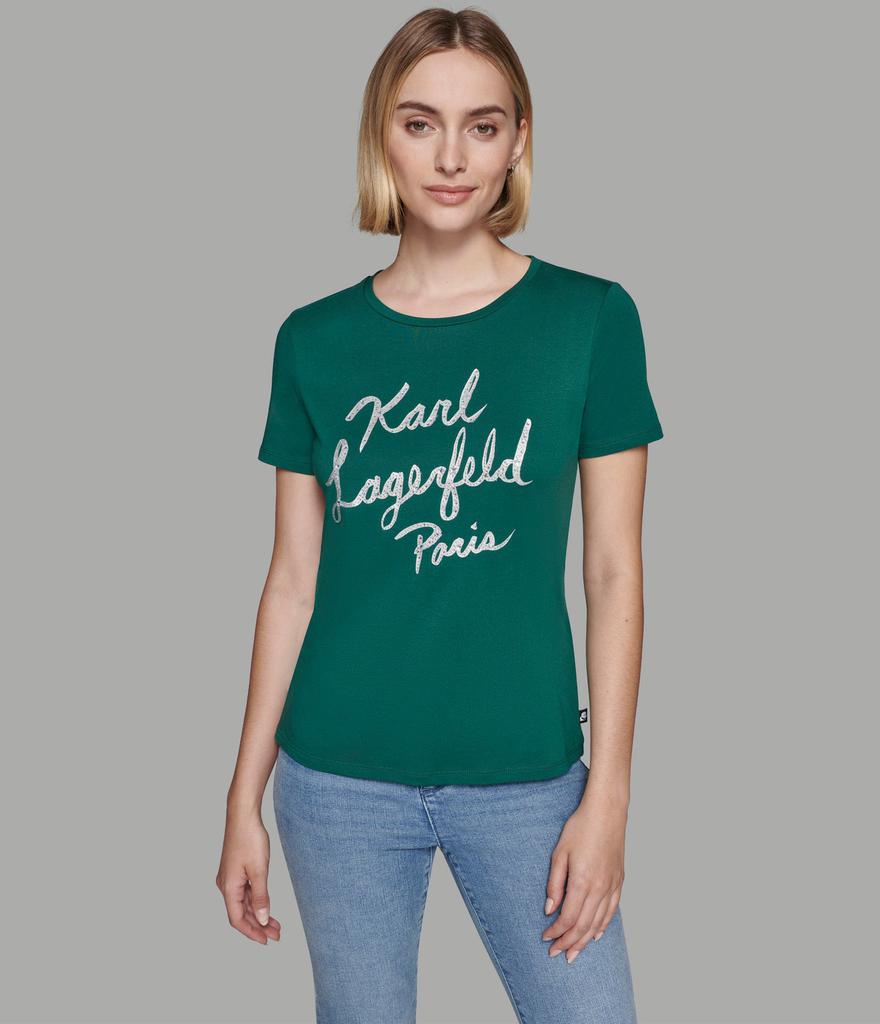 Karl Lagerfeld Paris KARL SPARKLE SCRIPT TEE