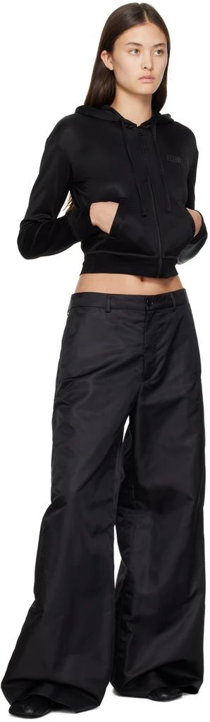 MM6 Black Flared Trousers 4