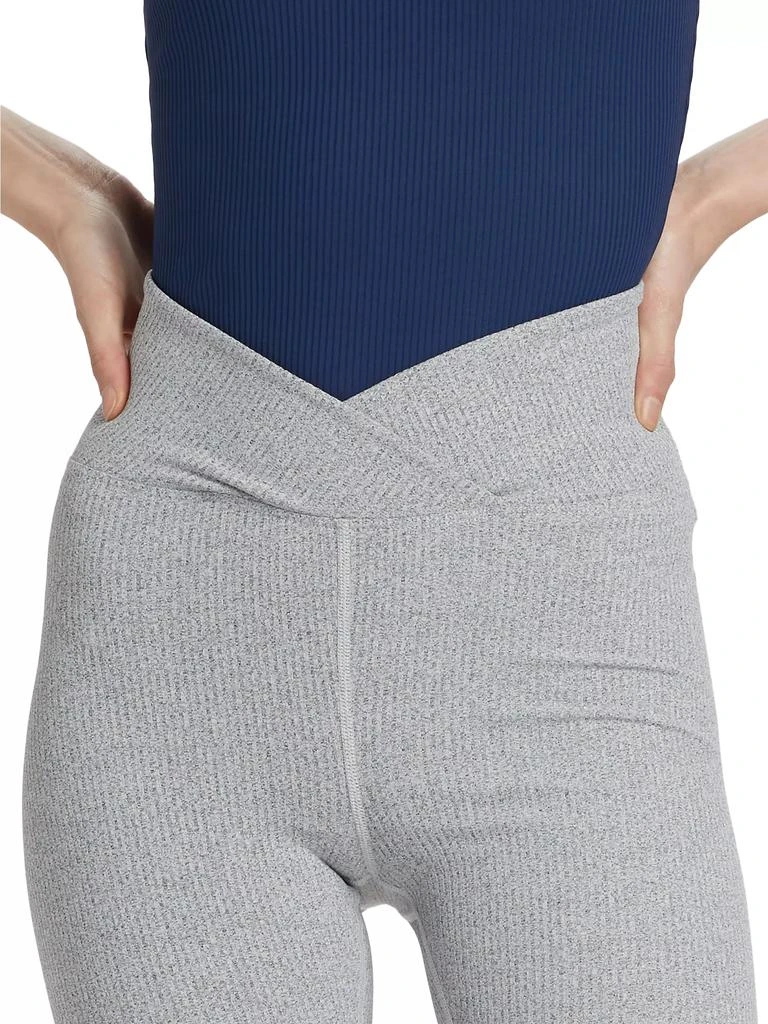 Year Of Ours Rib-Knit V-Waist Bike Shorts 6