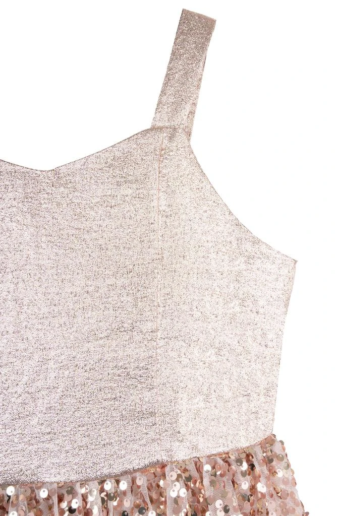 Rare Editions Kids' Metallic Jacquard Dress 3