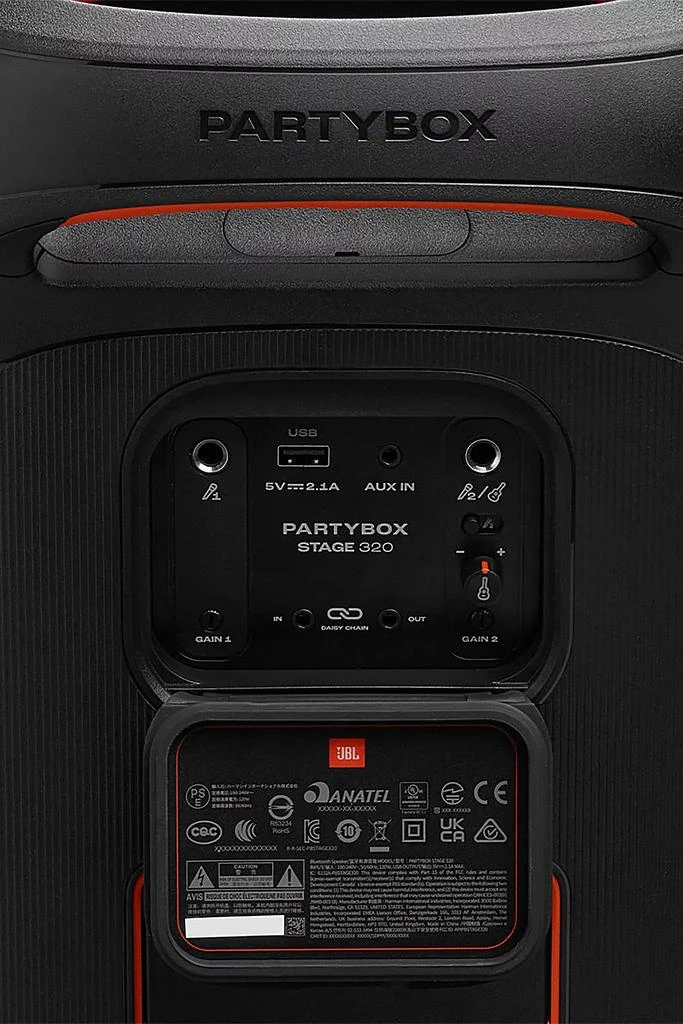 JBL JBL PartyBox Stage 320 Portable Party Speaker with Wheels 5