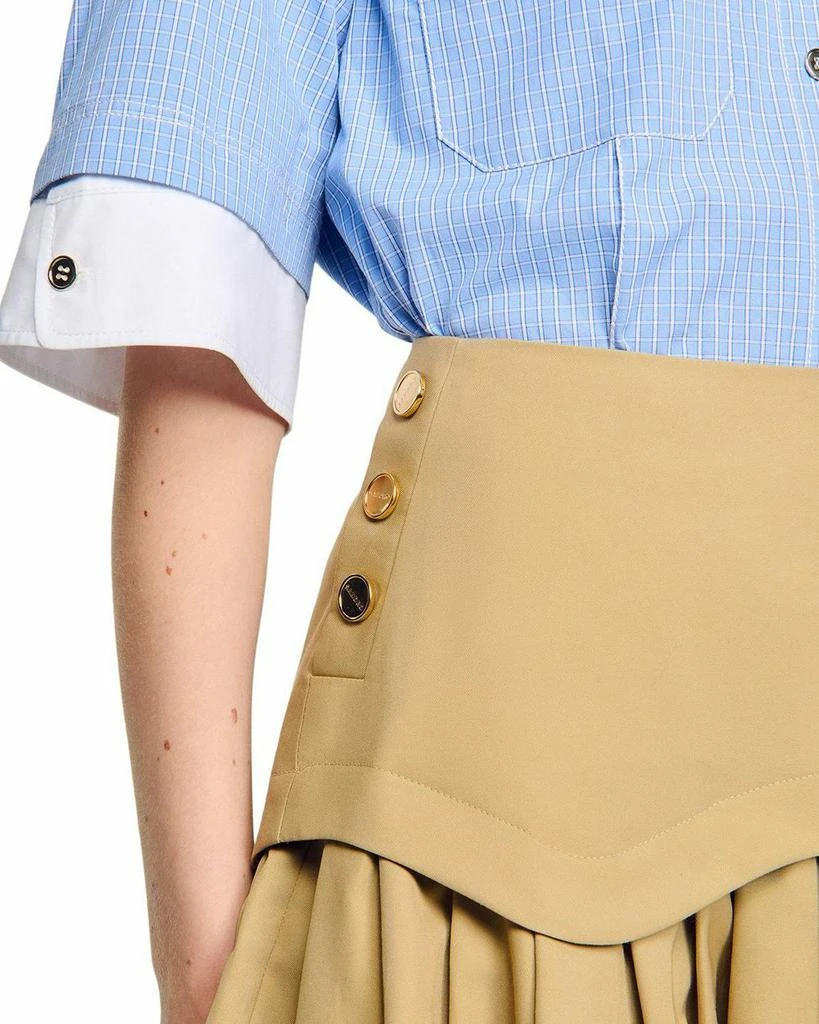 Sandro Ruffled Skirt 4