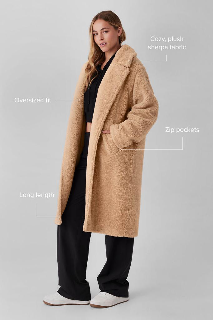 Alo Yoga Oversized Sherpa Trench - Camel