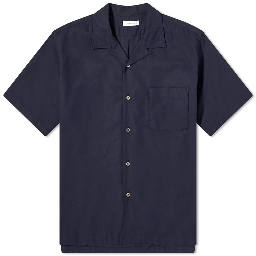 Nanamica Nanamica Short Sleeve Open Collar Panama Shirt 1