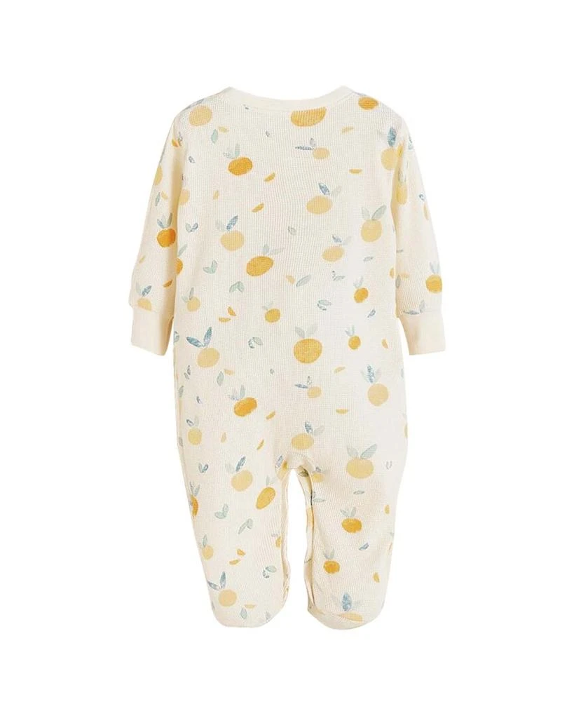 babycottons Babycottons Nature Waffle Footie Pajamas 2