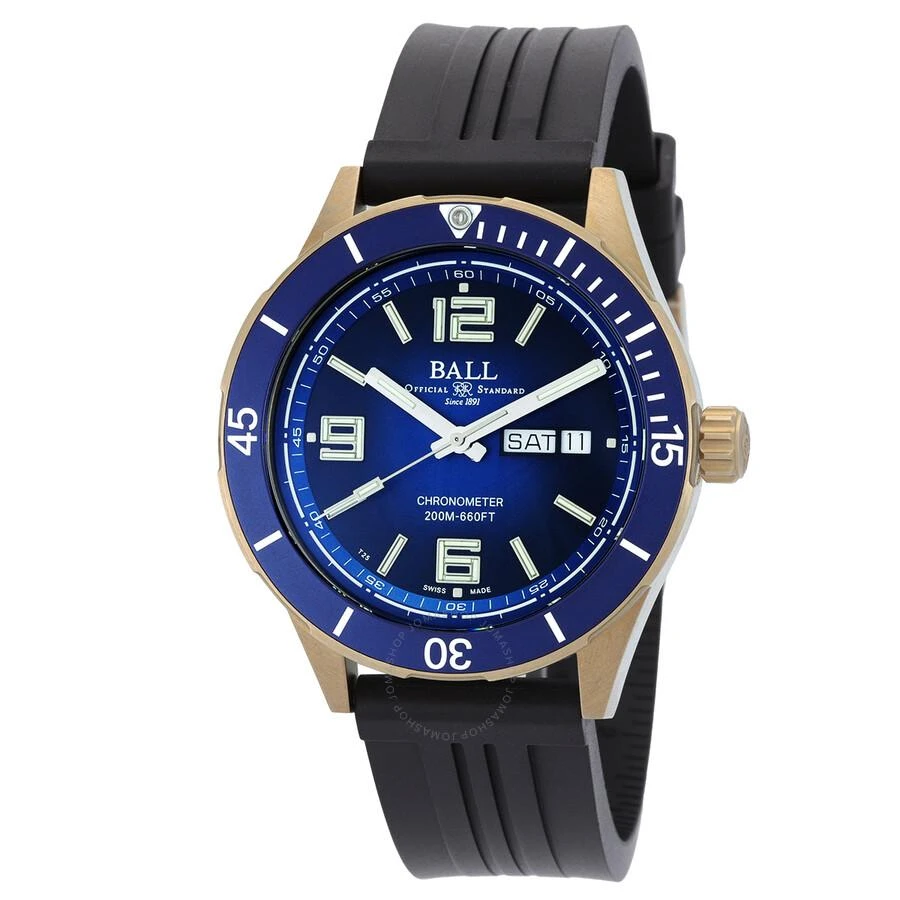 BALL Watch Roadmaster Automatic Blue Dial Ladies Watch DM3070B-P1CJ-BE 1
