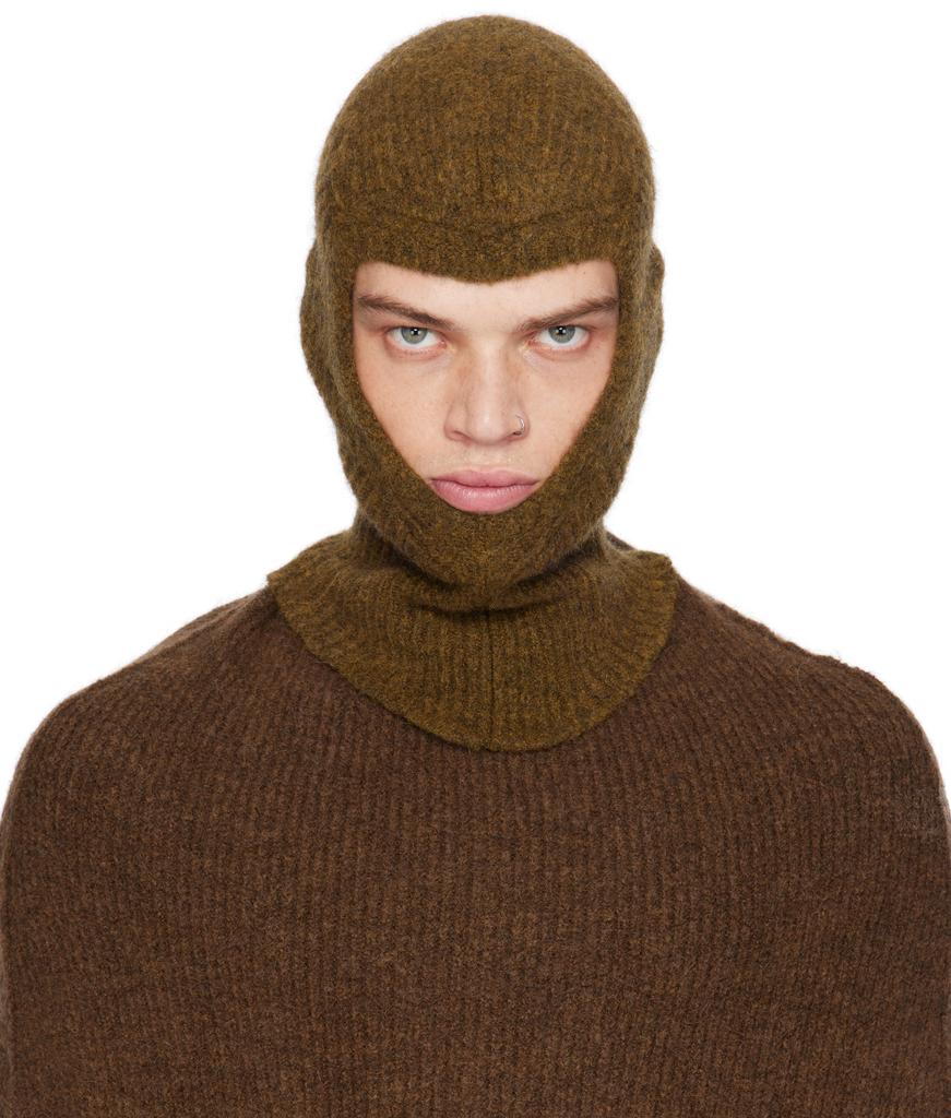 Rick Owens Tan Porterville Skull Balaclava