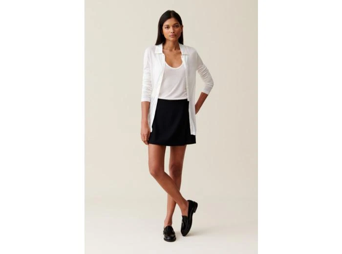 Claudie Pierlot Jupe-short portefeuille boutonnée 1